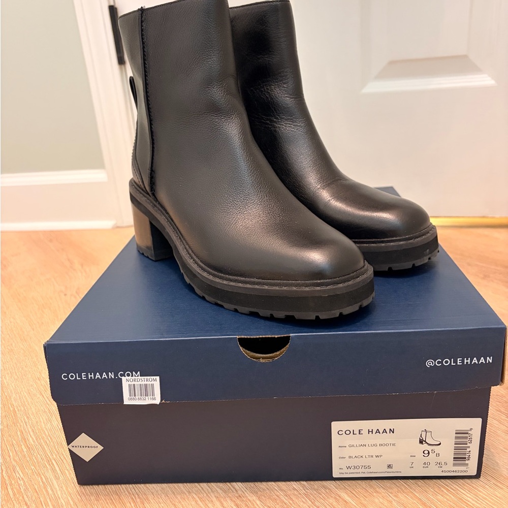 Cole Haan Women's Sleek Black Ankle Boots